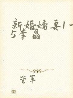 新婚娇妻1一25李晶