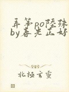 弄筝po陆殊词by春光正好