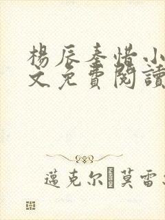 杨辰秦惜小说全文免费阅读完整版