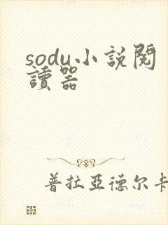 sodu小说阅读器