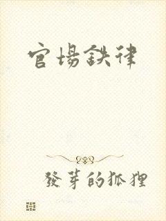 官场铁律