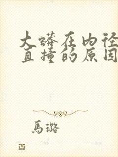 大蟒在内径横冲直撞的原因