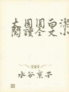 大团圆白洁免费阅读全文小说