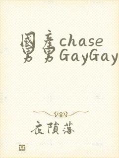 国产chase男男GayGay