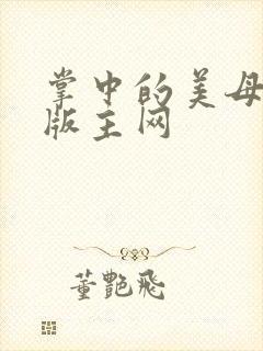 掌中的美母第一版主网