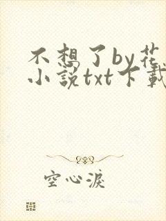 不想了by花卷小说txt下载