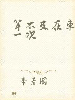 等不及在车里做一次