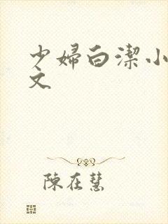 少妇白洁小说全文