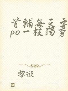 首辅每天要不够po一枝独秀全文