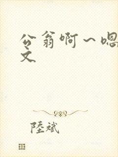 公翁啊～嗯啊h文