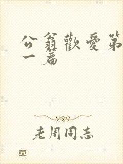 公翁欢爱第三十一篇