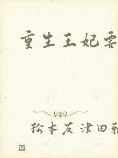 重生王妃要和离