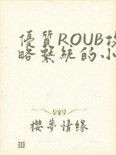 优质ROUB攻略系统的小说最新章节