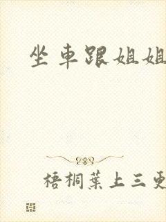 坐车跟姐姐那个