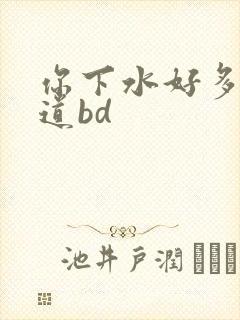 你下水好多下水道bd