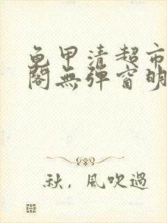 龟甲清超市笔趣阁无弹窗明星