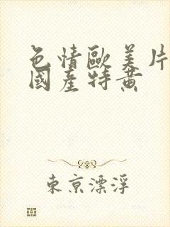 色情欧美片午夜国产特黄