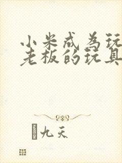 小米成为玩具店老板的玩具