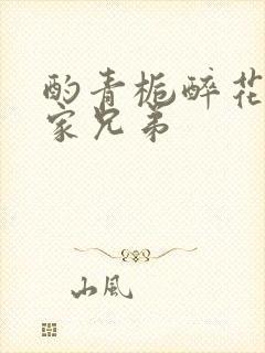 酌青栀醉花阴贺家兄弟