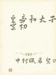 皇帝和太子妃h云初