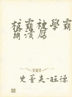 校霸被学霸玩到崩溃腐