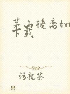 茅山后裔txt下载