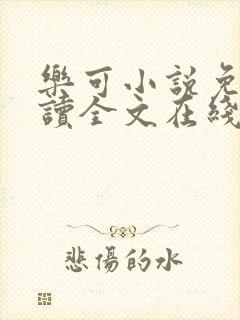 乐可小说免费阅读全文在线阅读