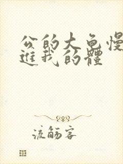 公的大龟慢慢挺进我的体