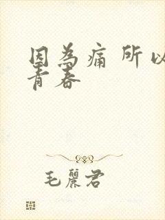 因为痛 所以叫青春