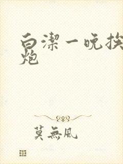 白洁一晚挨十二炮