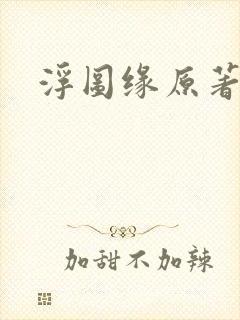 浮图缘原著小说