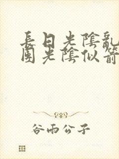 长日光阴乱作一团光阴似箭笔趣