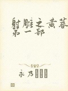 射雕之黄蓉新传第一部