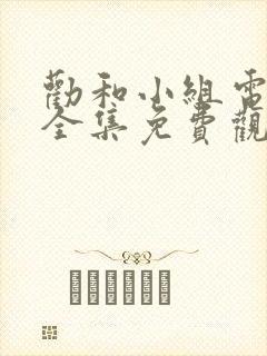 劝和小组电视剧全集免费观看