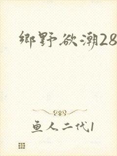 乡野欲潮28章