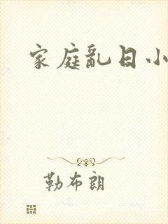 家庭乱日小说