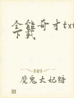 全能奇才txt下载