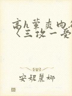 高h荤爽肉欲文〈三攻一受〉视频