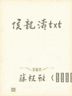 侯龙涛txt