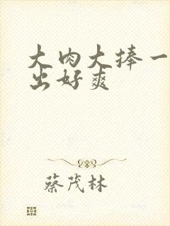 大肉大捧一进一出好爽