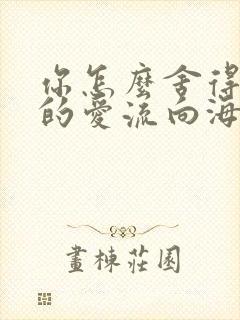 你怎么舍得让我的爱流向海