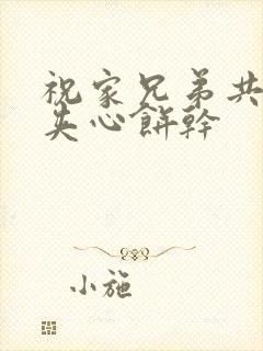 祝家兄弟共享后夹心饼干