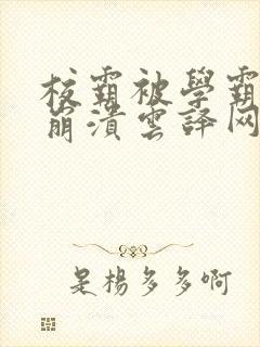 校霸被学霸玩到崩溃云译网