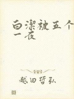 白洁被五个人玩一夜