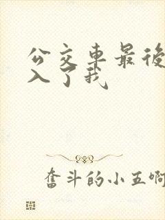 公交车最后一排入了我