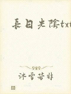 长日光阴txt