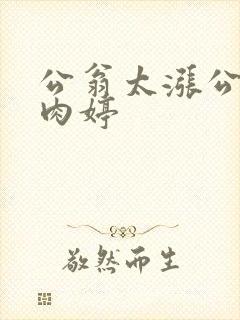 公翁太涨公欲息肉婷