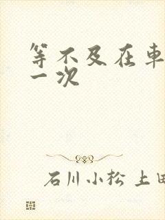 等不及在车里做一次