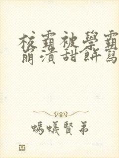 校霸被学霸玩到崩溃甜饼写手