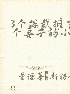 3个总裁拥有一个妻子的小说